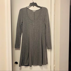 Grey long sleeve dress